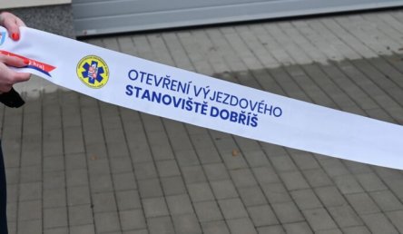 V DOBŘÍŠI JE NOVÁ SPOLEČNÁ ZÁKLADNA ZÁCHRANKY A DOBROVOLNÝCH HASIČŮ